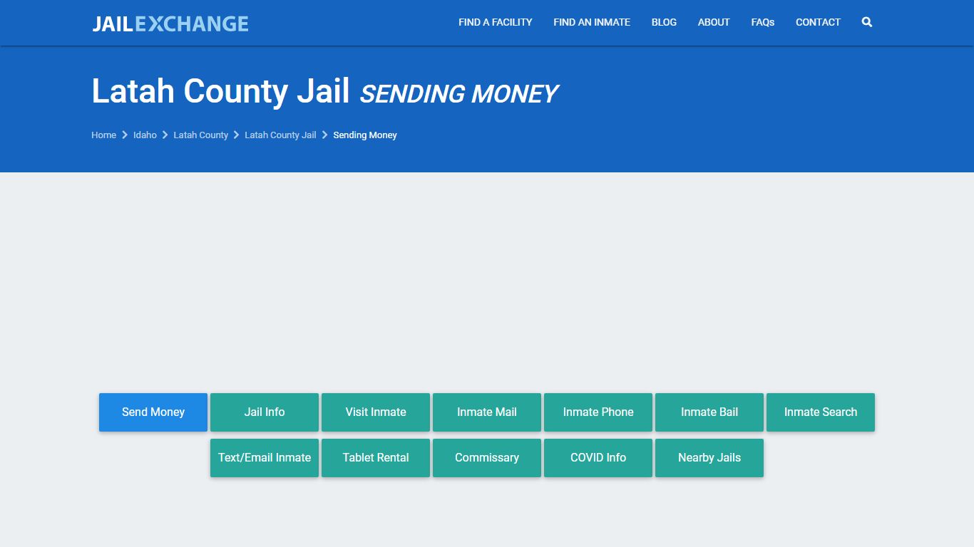 Latah County Jail How to Send Inmate Money | Moscow,